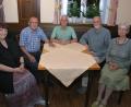 Bild: Gerd Spies
Der alte und neue Vorstand der Amberger Tafel (von links): Irmgard Buschhausen (2. Vorsitzende), Günter Preißl (Schatzmeister), Bernhard Saurenbach (1. Vorsitzender), James Burke (Beisitzer), Stefanie Schinabeck (Schriftführerin).