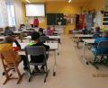 Bild: sl
Die "Burgeulen" in ihrem zukünftigen Klassenzimmer der Grundschule Leuchtenberg, in dem sie ab 14. September fürs Leben lernen werden.