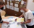 Bild: Lowak
Architekt Alexander Juretzka und Rektorin Annette Spreitzer