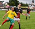 Archivbild: gb
Am Sonntag startet der SV Mitterteich mit der Partie beim 1. FC Herzogenaurach in die Landesliga-Saison 2021/22. Die Generalprobe ist mit dem Sieg im Verbandspokal gegen Bayernligist DJK Don Bosco Bamberg (Szene mit Mauricio Göhlert, rechts) geglückt.