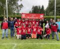 Bild: TSV Waldershof/exb
Die B-Junioren (U17) des TSV Waldershof feiern den Aufstieg in die Bezirksoberliga.