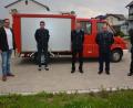 Bild: jr
Langjährige aktive Mitglieder ehrte die Feuerwehr Groschlattengrün. Im Bild (von links) Bürgermeister Stephan Schübel, Alexander Hein, Andreas Fuchs, Markus Spörrer und Kommandant Stefan Heindl.