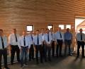 Bild: lei
Die wiedergewählten Kommandanten und Vorstände mit Bürgermeister Hermann Mertel, Kreisbrandinspektor Hans Sperber und Kreisbrandmeister Michael Schmidt.