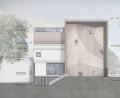 Bild: Stadt Tirschenreuth/exb
Richtung Stadtteich ist ein kleiner Innenhof mit Außenanlage vorgesehen. Dort gibt es auch eine etwa 13 Meter hohe Außenkletterwand.