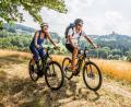 Bild: Tourismuszentrum Oberpfälzer Wald
Wer in Oberviechtach radelt, hat immer wieder die Burg Murach im Blick. Die Stadt ist aber auch Ausgangspunkt für die abwechslungsreiche Grenzland-Radtour.