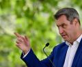 Bild: Peter Kneffel
Markus Söder (CSU) bei der Pressekonferenz nach der Kabinettssitzung, die im Hofgarten des Regierungssitz stattfand.