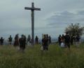 Bild: rfi
Die Kolping Fanfarengruppe Tännesberg bei ihrer Probe auf dem Schlossberg.