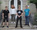 Bild: kro
Führen nun die den JU-Ortsverband Bärnau: Zweiter Vorsitzender Patrick Mauerer, Schriftführerin Lena Schedl, Vorsitzender Michael Heldwein und Beisitzer Michael Träger (von links)