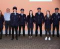 Bild: bkr
TDas neue Führungsgremium der Zinster Feuerwehr: (von links) Kommandant Andreas Kausler, Jugendwartin Tanja Heser, Zweiter Bürgermeister Albert Sollfrank, Jugendwart Raphael Koschta, Zweiter Vorsitzender Alexander Schraml, Jugendwartin Luisa Schraml, Zweiter Kommandant Tobias Kreuzer, Jugendkassenführerin Annalena Bayer und Vorsitzender Markus Felix.