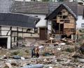 Bild: Boris Roessler/dpa
Bilder der Zerstörung kommen aus den Unwettergebieten im Süden und Westen Deutschlands, zum Beispiel aus dem Tal der Ahr. Sie machen in Weigendorf mit seiner ähnlichen topografischen Lage nachdenklich.