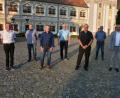 Bild: jr
Sie bilden die Kernmannschaft des künftigen DGB-Kreisverbands: (von links) Johann Neugirg, Gerhard Greim, Thomas Hecht, Franz Malzer, Kreisvorsitzender Achim Schraml, Fritz Rüth, DGB-Regionssekretär Peter Hofmann und Johann Reger.