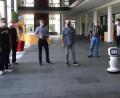 Bild: wro
JAImes Runden in der Aula begleiteten (von links) Thomas Irlbacher, Volker Antonczyk, Eugen Zimmermann, Rainer Becker, Dr. Hermann Körner, Schulleiter Thomas Metzler und Robin Leuering.