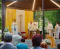 Bild: müb
Dr. Voderholzer am Altar auf dem Annaberg