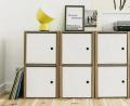 Bild:  Room In A Box/dpa
Flexibleres Wohnen ermöglichen so machen Pappmöbel: Dieses Regalmodul zum Beispiel lässt sich schnell und ohne Werkzeug aufbauen – und auch immer wieder verändern.
