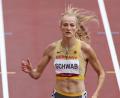 Bild: Oliver Weiken/dpa
Vorläufe im Olympiastadion. Corinna Schwab aus Deutschland in Aktion.