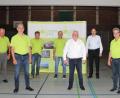 Bild: stg
Das bekannte Personal steht auch künftig für die Bürger-Energiegenossenschaft West eG: (von links) Helmuth Wächter, Johann Mayer, Willi Rauch, Karl Lorenz, Udo Greim, Stefan Dötsch, Bernhard Stangl und Dieter Klein.