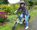 Bild: Birgit Barth/exb
Frauen-Union-Vorsitzende Birgit Barth auf dem E-Bike.