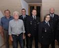 Bild: usc
Geehrte, Gewählte und Gratulanten bei der Feuerwehr Gailoh (von links): Jubilare Karl Bernklau und Hubert Matzke, Kommandant Thimo Höcherl, der verabschiedete Kassier Anton Honig, Nachfolgerin Christina Heinrich, Vorsitzender Martin Heindl, die neue Schriftführerin Elisabeth Streher und Stadtbrandrat Bernhard Strobl.