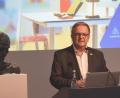 Bild: Michael Herzog/exb
Bürgermeister Martin Preuß bei der Preisverleihung.