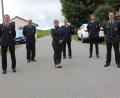 Bild: pi
Kerstin Zetzl (Dritte von links) und David Piehler (Zweiter von rechts) sind neu in der Vorstandschaft der Feuerwehr Neudorf.