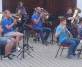 Bild: bö
Trotz der Pandemie ist die Trachtenkapelle Hohenburg mit ihrer Musikausbildung gut vorangekommen. Die Nachwuchskapelle unter Leitung von Anja Paulus gibt zum Saisonabschluss ein Abendkonzert.