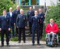 Bild: ibj
Das neue Führungsteam der Feuerwehr Iber (von links): Vorsitzender Tobias Spies, Kommandant Leopold Schmalzl, Kreisbrandinspektor Christof Strobl, Richard Ertl, Kreisbrandmeister Michael Iberer, Zweiter Kommandant Sebastian Hubmann, Zweiter Vorsitzender Robert Schober und der Feuerwehrbeauftragte der Gemeinde, Jürgen Weiß.