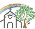 Grafik: Monika Reindl/exb
Das Logo vereint alle wichtigen Details des Kindergartens St. Maria in Schnaittenbach Die Kirche steht für den kirchlichen Träger, der Regenbogen und der Schmetterling symbolisieren die beiden Gruppen.