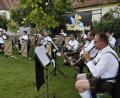 Bild: Petra Hartl
Die Oberpfälzer Blechapostel bei ihrem Auftritt am vergangenen Sonntag im Maltesergarten.