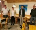 Bild: exb
CSU-Ortsvorsitzender Josef Schreglmann mit seiner neuen Stellvertreterin Anna Rauh, Stephan Oetzinger und seinem im Amt bestätigten Stellvertreter Winfried Sporrer.