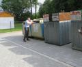 Bild: adj
Der Rede-Notizzettel von Bürgermeister Reinhard Sollfrank landete gleich im Container.