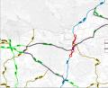 Bild: bas-nolls
Dieser Plan des Staatlichen Bauamts zeigt, welche Einschränkungen die Bauarbeiten für Verkehrsteilnehmer mit sich bringen.