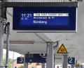 Bild: Petra Hartl
Wegen des Streik der GDL fielen am Bahnhof in Amberg Züge nach Nürnberg aus.