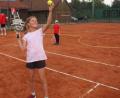 Bild: wro
Wer Lust hatte, durfte sich einen Tennisschläger und eine Filzkugel schnappen und sein Geschick unter Beweis zu stellen.