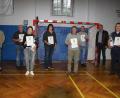 Bild: kro
Langjährige Mitglieder ehrte der Handballclub Tirschenreuth. Unser Bild zeigt von links: Stadtrat Harald Siegert, Richard Ducheck, Beate Friedl, Christine Härtl, Helwig Haulena, Christian Ducheck, Vorsitzender Thomas Kurzeck und Markus Friedl.