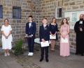 Bild: Erlöserkirche/exb
Aller guten Dinge sind drei: Nun hatten alle Jugendlichen, die eigentlich schon 2020 an der Reihe gewesen wären, ihre Konfirmation in der Erlöserkirche in Amberg.