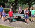 Bild: plo
Im Ferienprogramm veranstaltete die TSV-Sparte Tischtennis im Freibad ein Turnier.