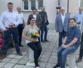 Bild: Freie Wähler Marktredwitz/exb
Das neue Vorstandsteam der Freien Wähler Marktredwitz: Von links Vorsitzender Anton Blechschmidt, Beirat Horst Geißel, die stellvertretenden Vorsitzenden Martina Bartmann und Sebastian Macht, die Beiräte Florian Gelius und Martin Gramsch, Kassier Benjamin Schenk, Revisor Johannes Kottjé und stellvertretender Vorsitzender Daniel Reis.