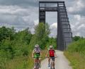 Archivbild: tr
Der Vizinalbahnradweg von Wiesau über Tirschenreuth (im Bild die Himmelsleiter) bis Bärnau wird von vielen Radfahrern genutzt.
