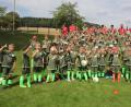 Bild: kro
Daumen hoch! Den Kindern machte die Hans-Dorfner-Fußballschule in Kondrau sichtlich Spaß.