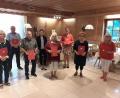 Bild: tok
Die Geehrten mit (von links) Johanna Haner, Josef Bonczyk, Johann Gollwitzer, Sabrina Schlecht-Wanderer, Anita Fritsch, Maria Sauer, Maria Stehle, Gerda Berlitz-Kleine, Michaela Treml, Jürgen Roll; Reinhard Roll und Martin Meyer waren entschuldigt.