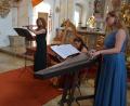 Bild: jr
Das Ensemble „I Zefiretti“ gab am Sonntagnachmittag ein gut einstündiges Barockkonzert in der Bad Neualbenreuther Pfarrkirche. Mit dabei waren (von links) Mina Voet, Beate Hariades, Susanne Kaiser und Regina Frank.