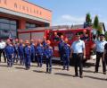 Bild: amö
Die Feuerwehrverantwortlichen und Bürgermeisterin Sonja Meier lobten das Engagement der Jugendlichen. Alle bestanden die Prüfung.