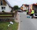 Bild: jma
Nach dem Aufprall gegen die Mauer schleudert der BMW auf der Straße entlang