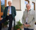 Bild: jut
Josef Müller (links) und sein ein Tag jüngerer Zwillingsbruder Georg. Beide teilen eine außergewöhnliche Geschichte.