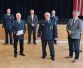 Bild: Georg Schmid jun./exb
Die Brüder Josef und Michael Falk wurden für 70-jährige Vereinszugehörigkeit ausgezeichnet. Eine Urkunde gab es auch für den früheren Kreisjugendwartesprecher.