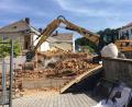 Bild: ihl
Die Abrissbagger haben schon ganze Arbeit geleistet. Auf diesem Trümmerfeld entsteht die Offenen Ganztagsschule der Gerhardinger-Schule.