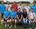 Bild: Thomas Dotzler/exb 
Die Vorstands-Elf der SpVgg Weigendorf bilden auf diesem Foto (stehend, von links) Thomas Müller, Christoph Müller, Marco Schwab, Klaus Pickel, Daniel Grötsch, Michael Maul, (sitzend, von links) Benjamin Luber, Jörg Kreussel, Markus Rösel, Sandra Rösel und Walter Gräf.