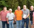 Bild: no
Nach den Neuwahlen im Förderverein: (von links) Kassier Dieter Dehling, Wahlleiter Altbürgermeister Hans Pickel, Vorsitzender Thomas Dirler, Stellvertreter Adrian Zeller, SVI-Vorsitzender Martin Luber sowie die Beisitzer Alfred Ebert und Wolfgang Frankerl; es fehlt Schriftführerin Anja Dirler.