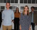 Bild: kro
Ein geschichtsträchtiges Bild bei den Wanderfreunden Tirschenreuth: Das neue und stark verjüngte Vorstandsteam. Im Bild (von links): Zweiter Bürgermeister Peter Gold, Vorsitzender Nico Wiesend, Stellvertretende KassenwartinLena Mayerhöfer, Kassenwartin Johanna Bauer sowie Schriftführer und Medienreferent Simon Bauer.