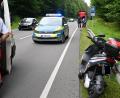 Bild: gf
Glück im Unglück hatte am Dienstagnachmittag ein 62-jähriger Rollerfahrer auf der Bundesstraße 85.